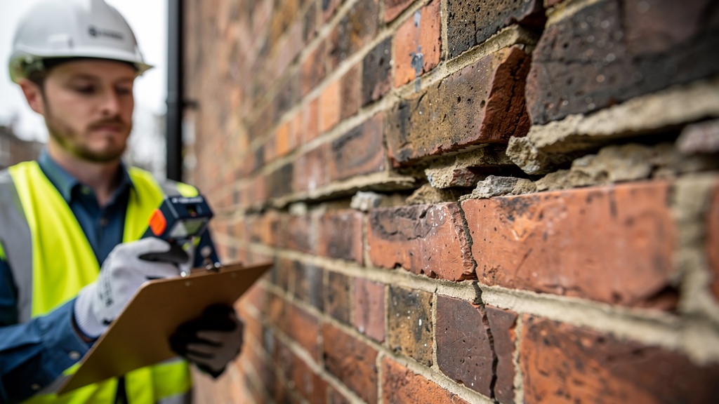 Acton Surveyors surveyor inspecting a West London property for defects